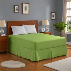 22 Inches Drop Bed Skirt Sage Egyptian Cotton 1000TC