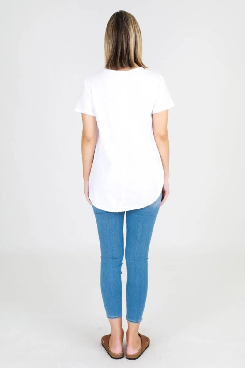 3rd Story - Elwood Tee - White