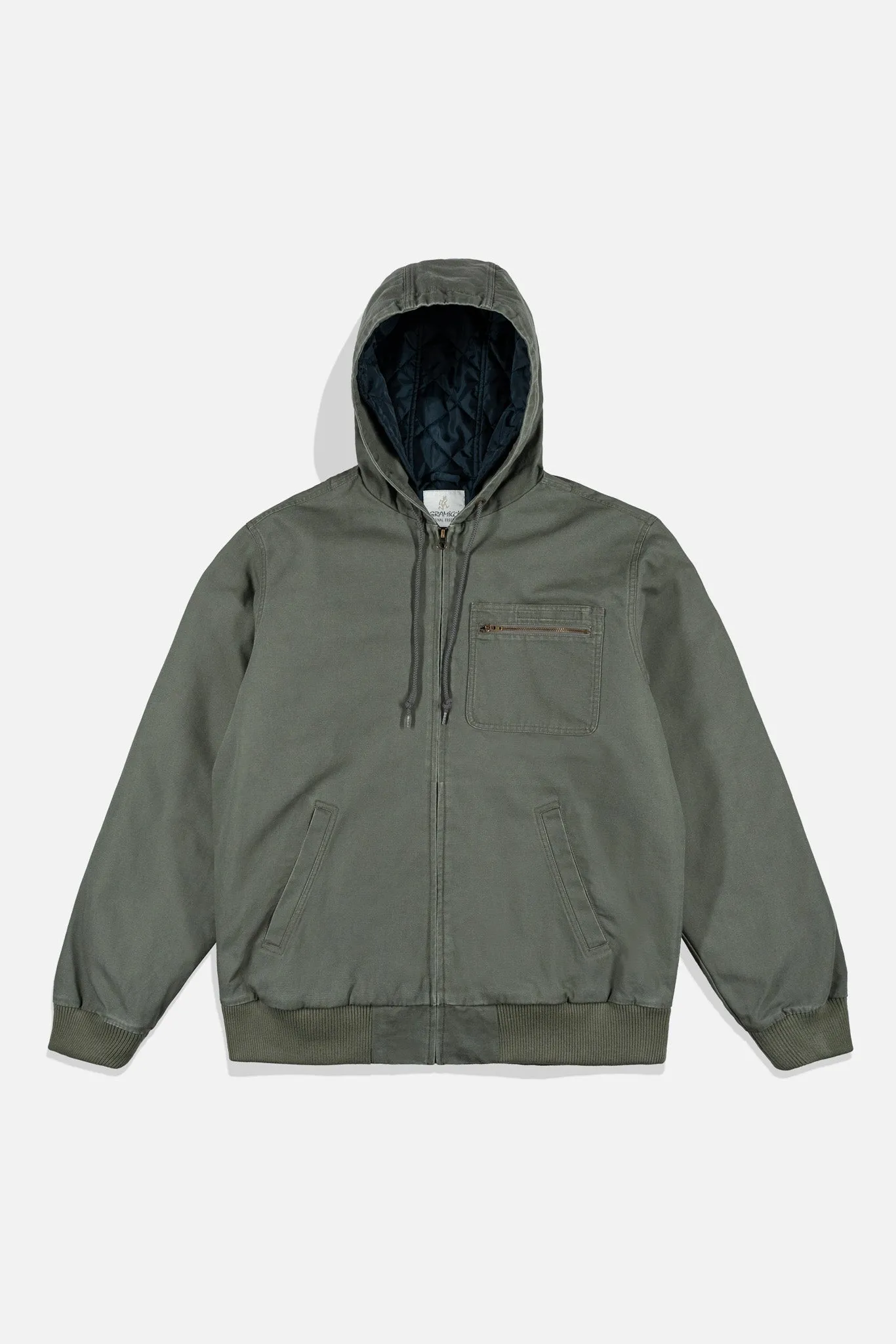 Adsum   Gramicci Canvas Work Jacket - Olive