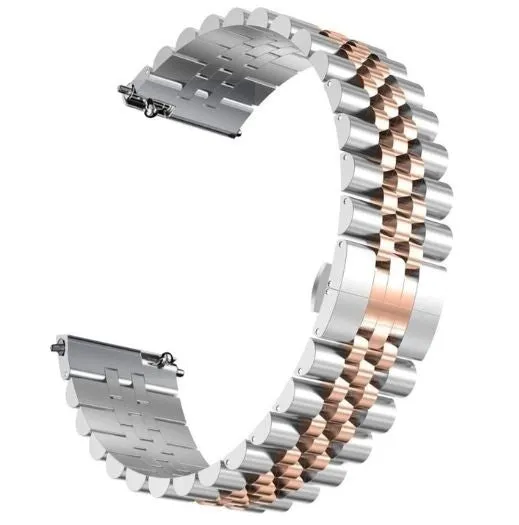 Amazfit GTR 3 (Pro) Steel Strap Jubilee (Silver/Rose Gold)