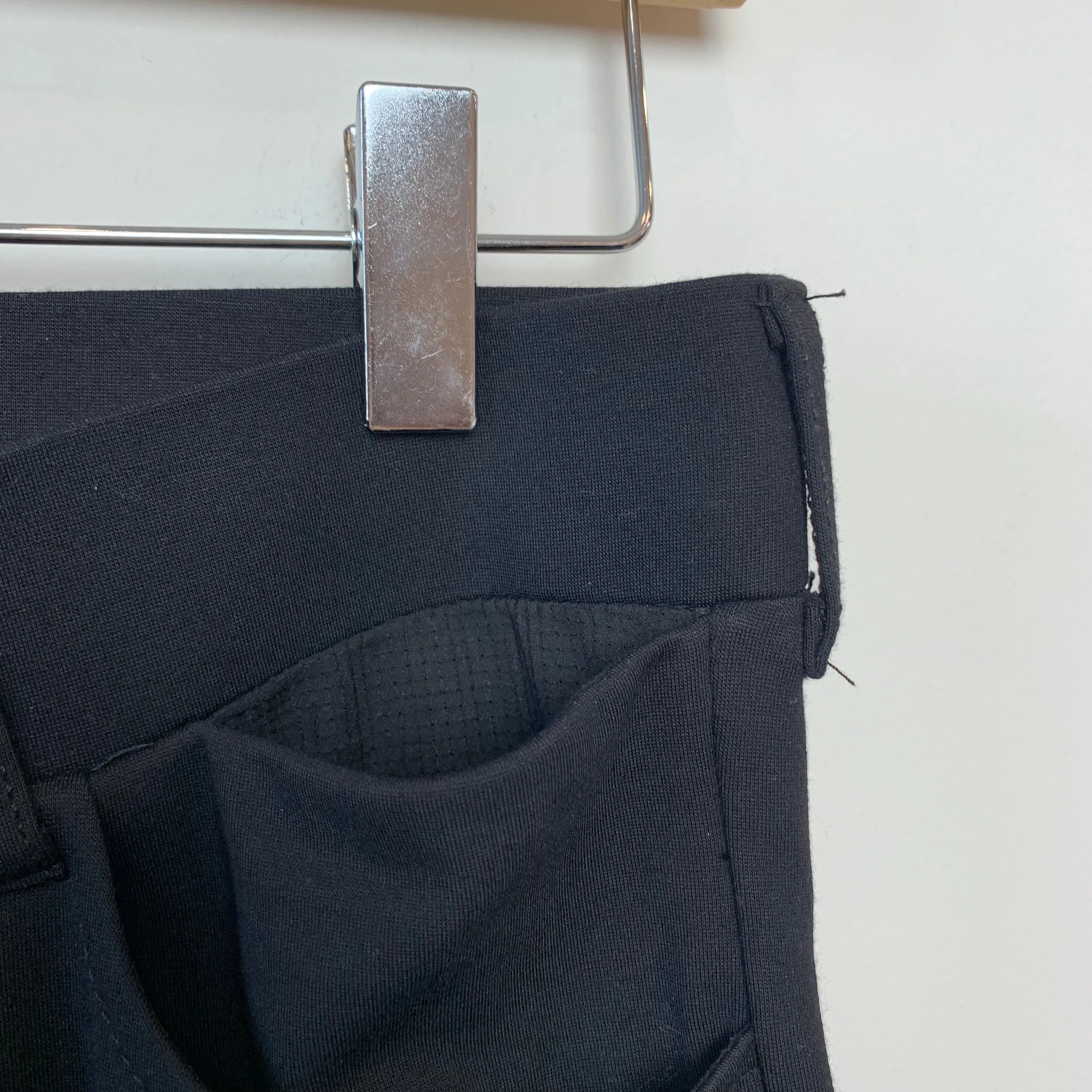 Betabrand Straight-Leg 7-Pocket Dress Pant Yoga Pants Black Medium