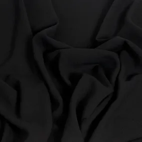 Black Stretchy Crepe Fabric 1512