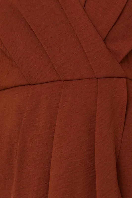 Brick Wrap Dress