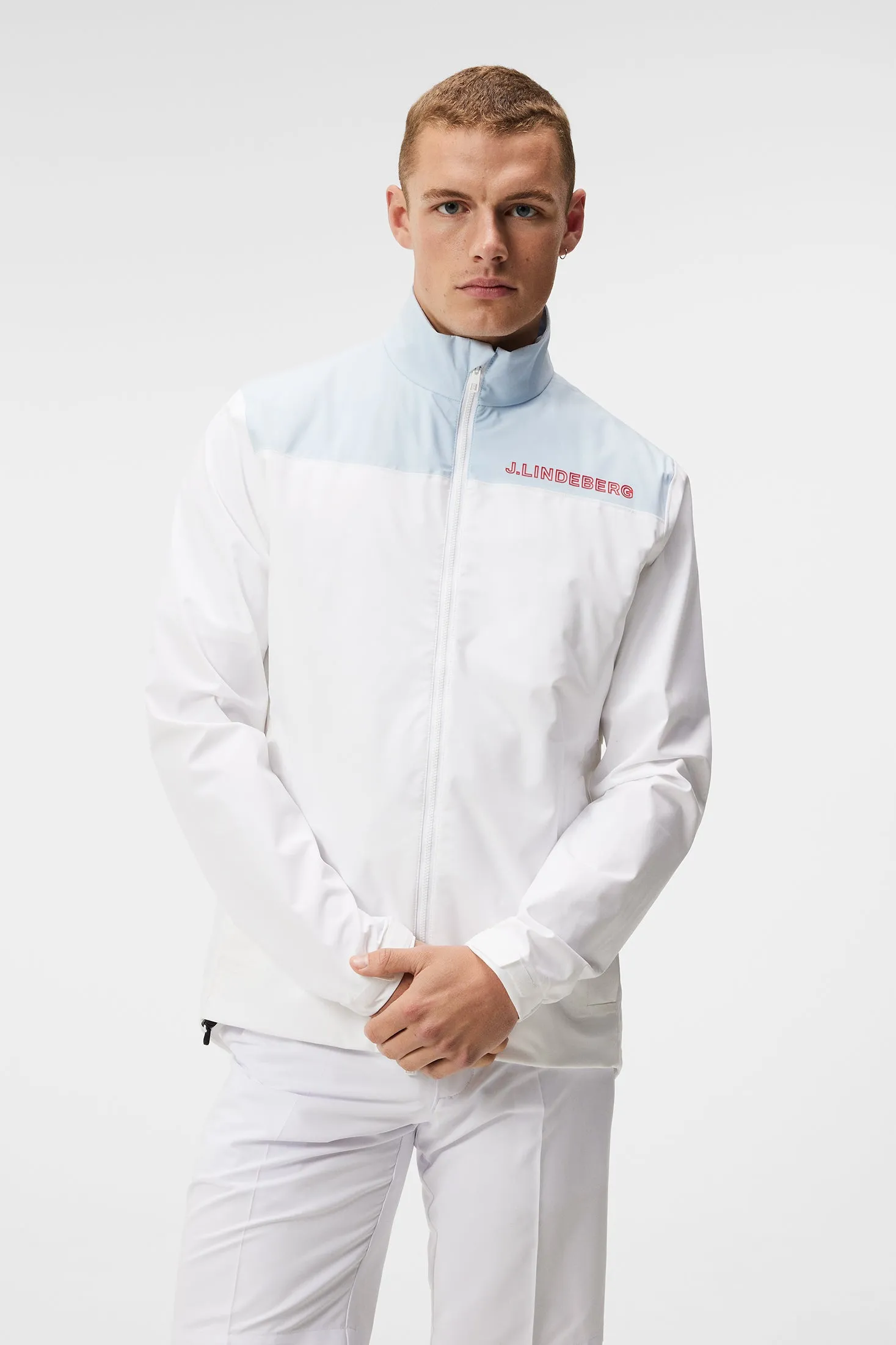 Bridge Padded Rain Jacket / White