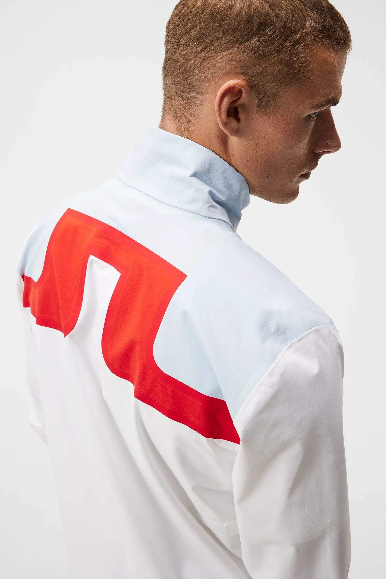 Bridge Padded Rain Jacket / White