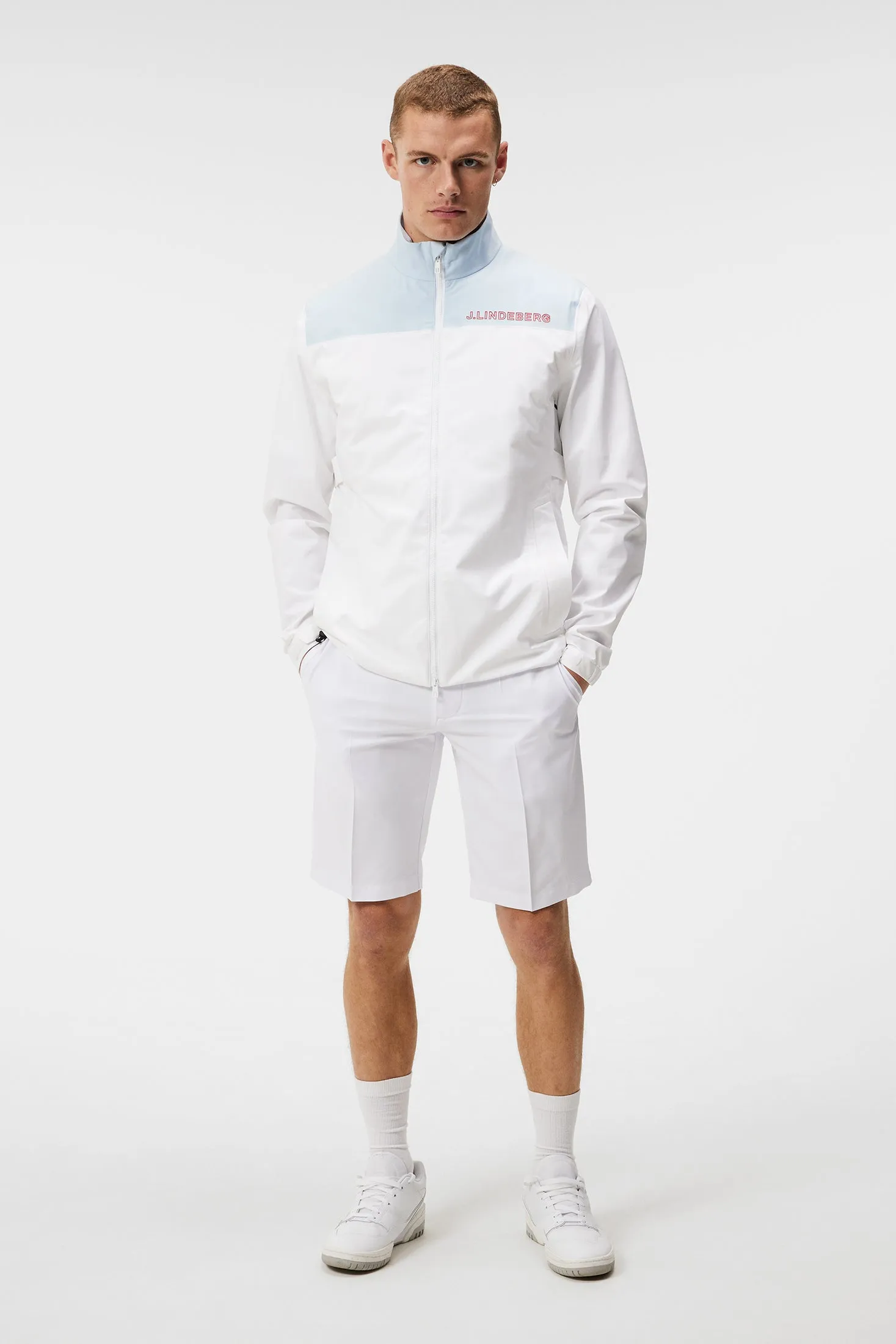 Bridge Padded Rain Jacket / White