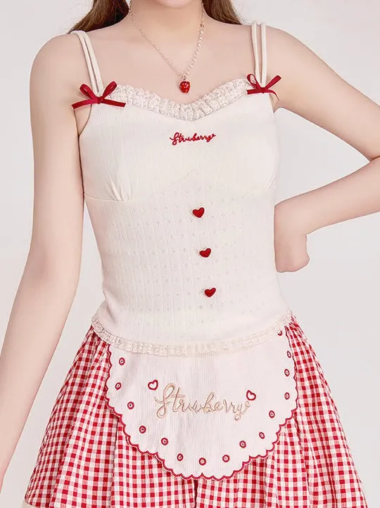 Camisole Sweet   Skirt   Shirt Girly