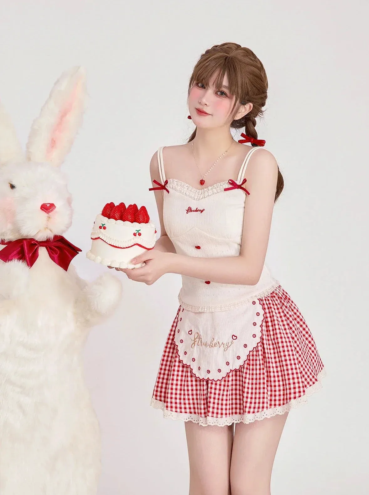 Camisole Sweet   Skirt   Shirt Girly