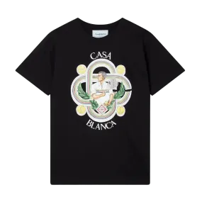 Casablanca Le Joueur T-Shirt 'Black'