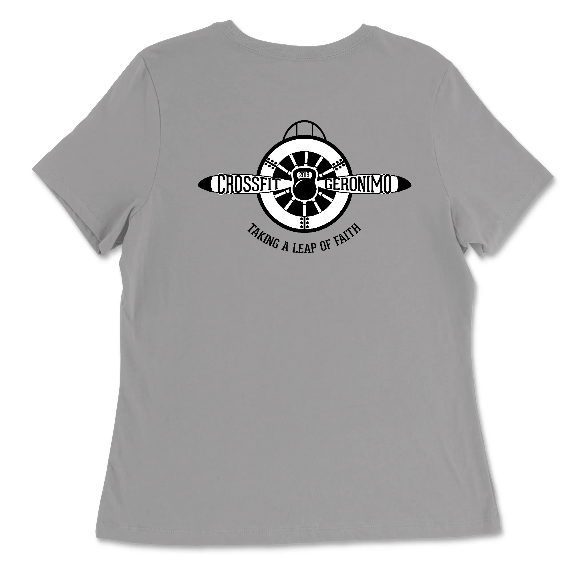 CrossFit Geronimo BE KIND LIFT HEAVY (Pocket) Womens - Relaxed Jersey T-Shirt
