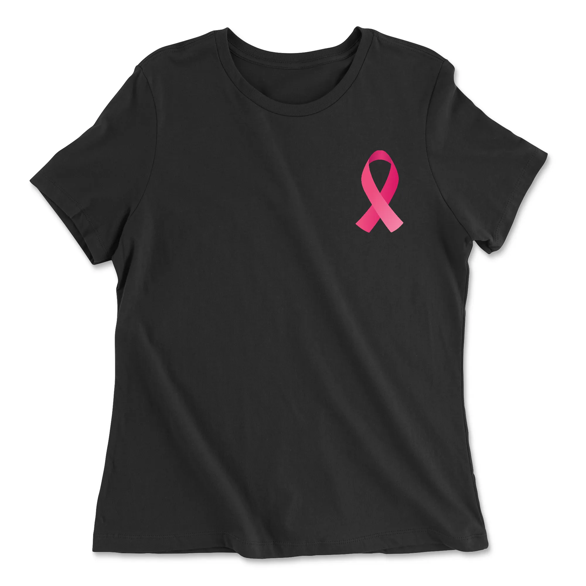 CrossFit Kaneohe Pink Ribbon Womens - Relaxed Jersey T-Shirt