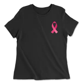 CrossFit Kaneohe Pink Ribbon Womens - Relaxed Jersey T-Shirt