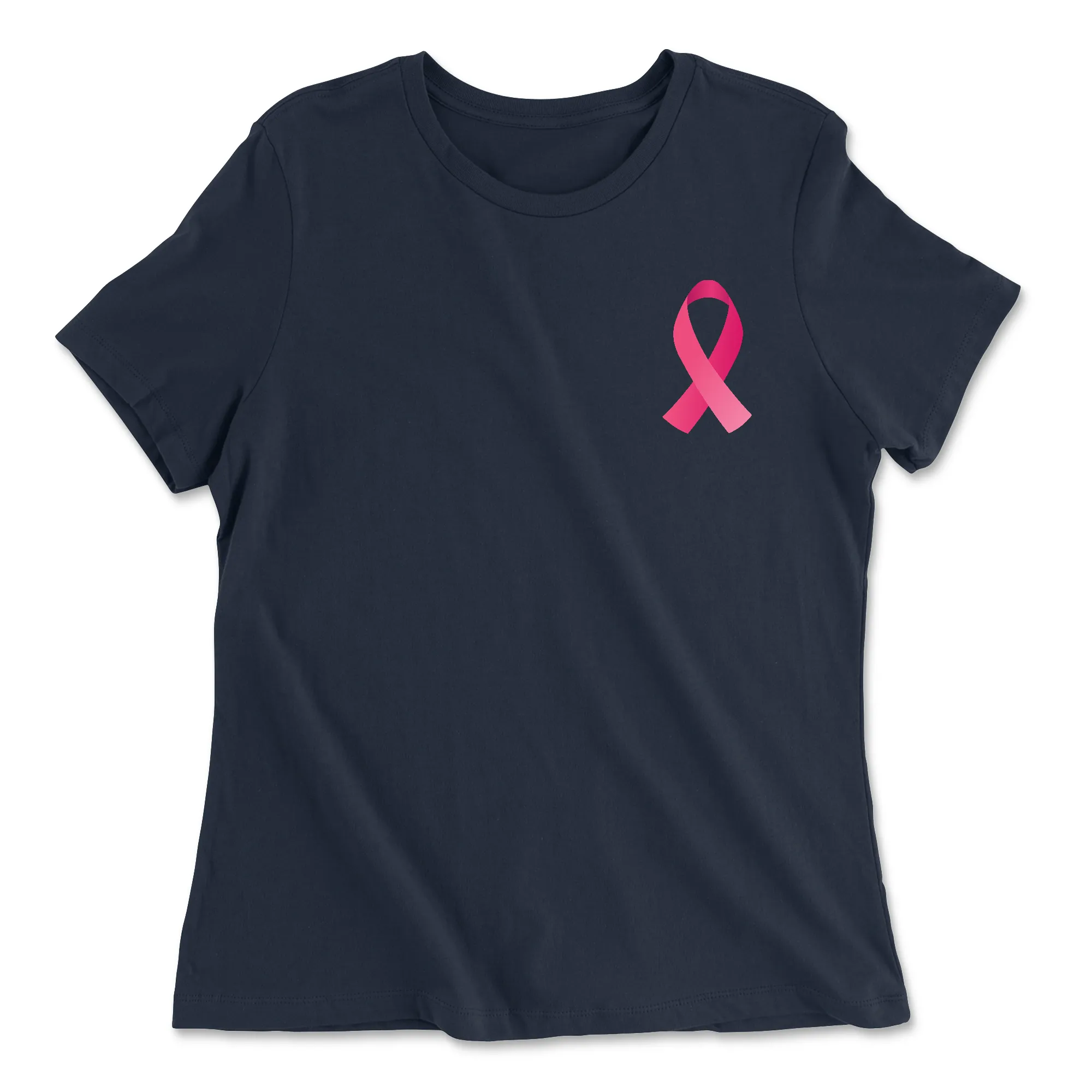CrossFit Kaneohe Pink Ribbon Womens - Relaxed Jersey T-Shirt