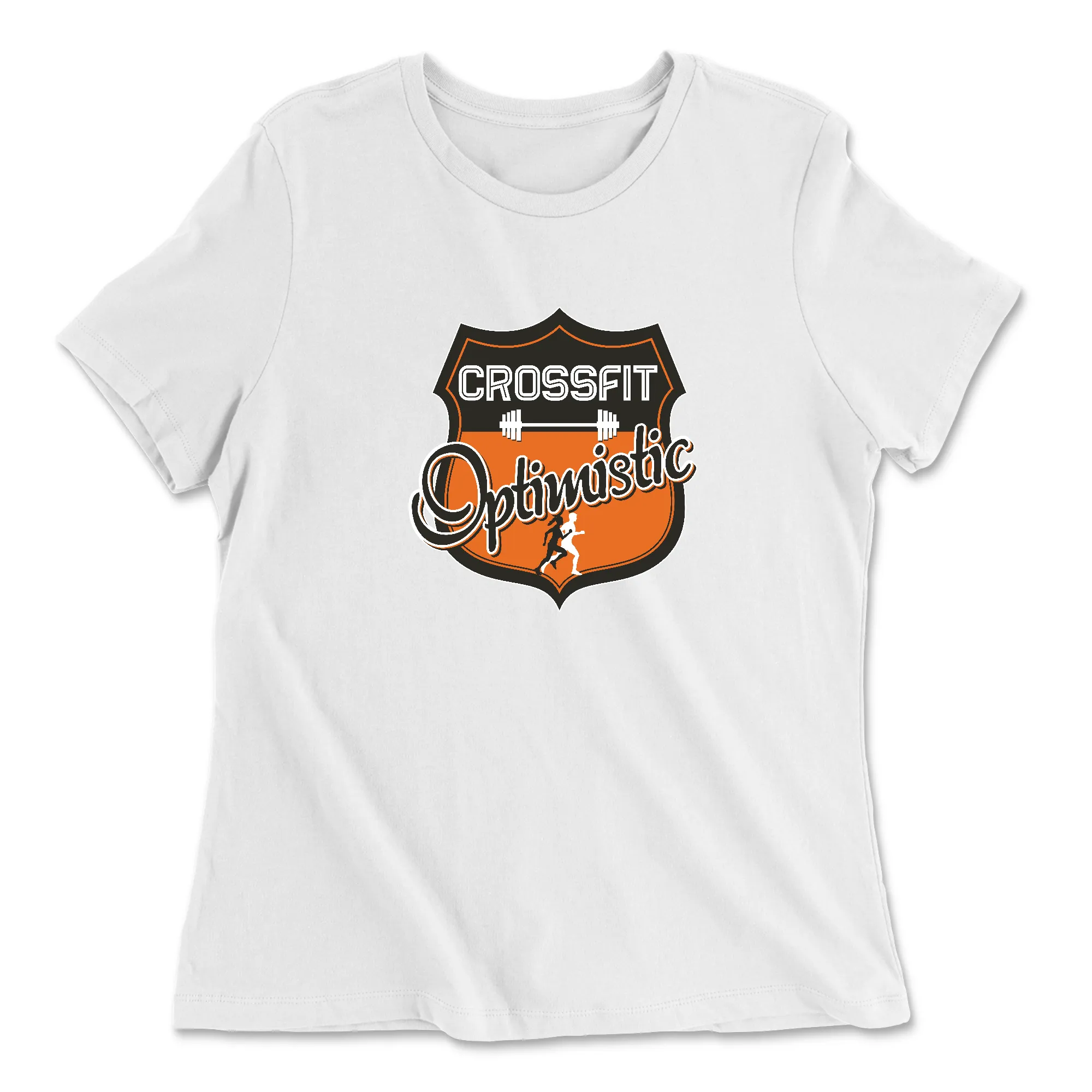 CrossFit Optimistic Crest Womens - Relaxed Jersey T-Shirt