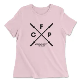 CrossFit Petram CFP Black Womens - Relaxed Jersey T-Shirt