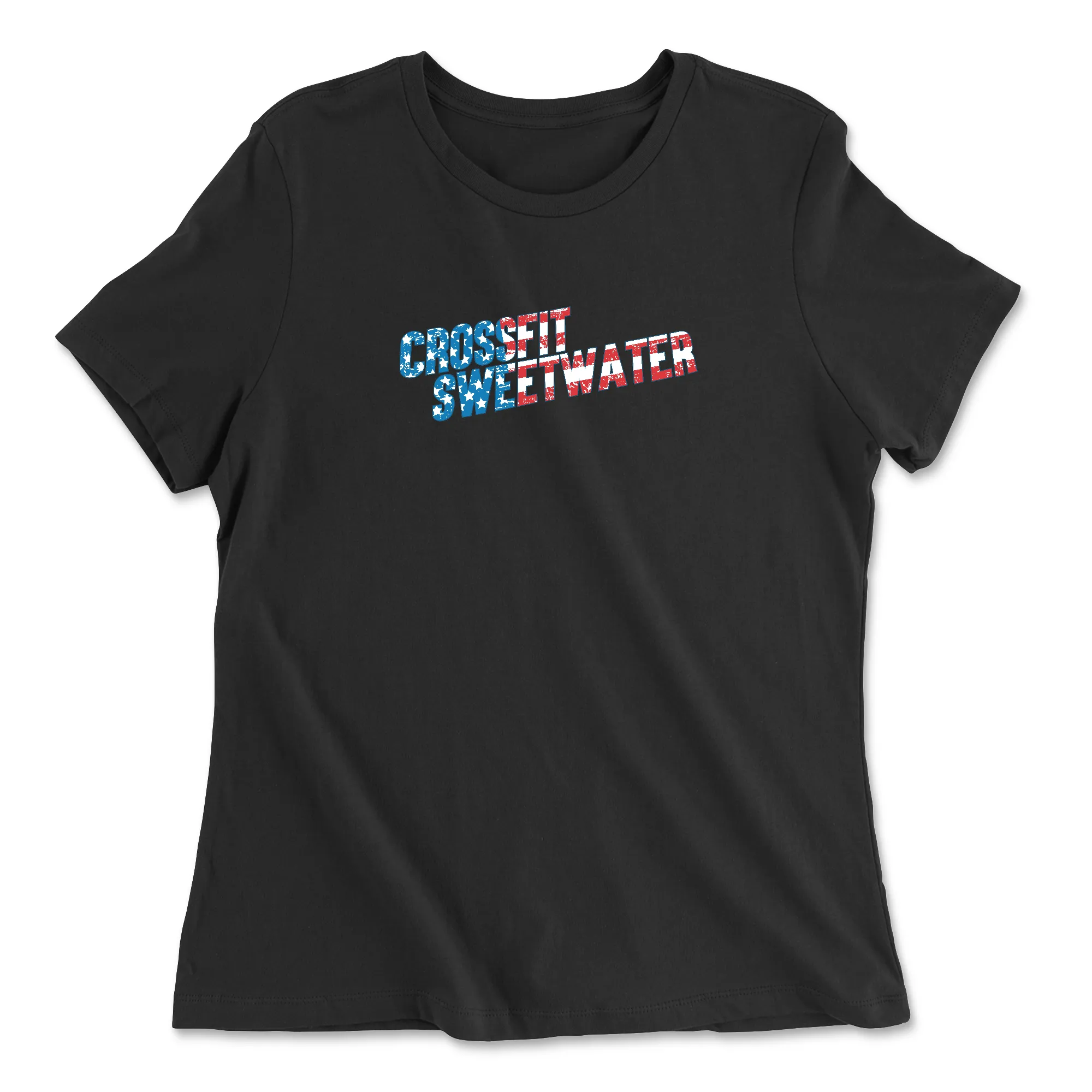 CrossFit Sweetwater Flag Womens - Relaxed Jersey T-Shirt