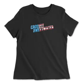 CrossFit Sweetwater Flag Womens - Relaxed Jersey T-Shirt