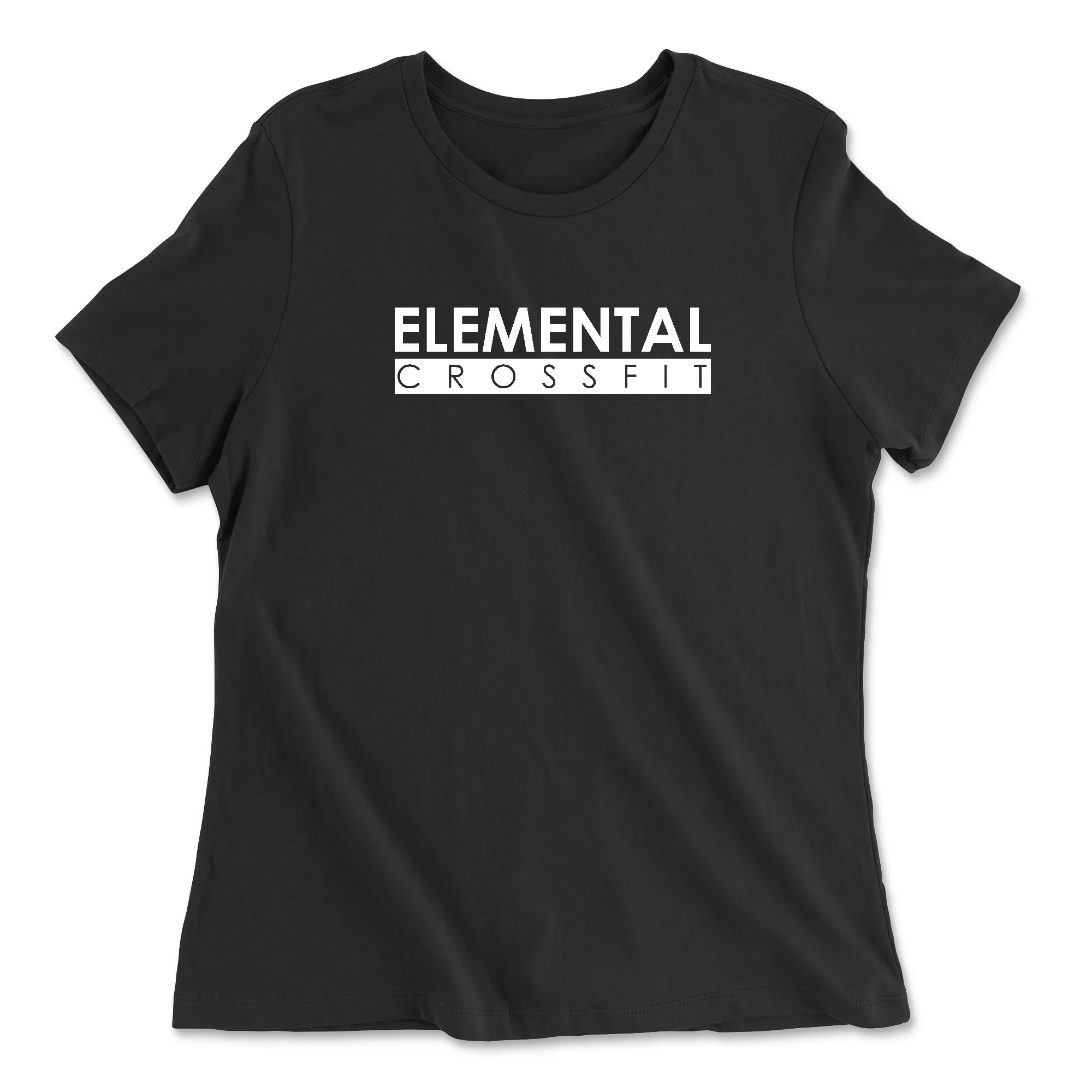 Elemental CrossFit White Womens - Relaxed Jersey T-Shirt