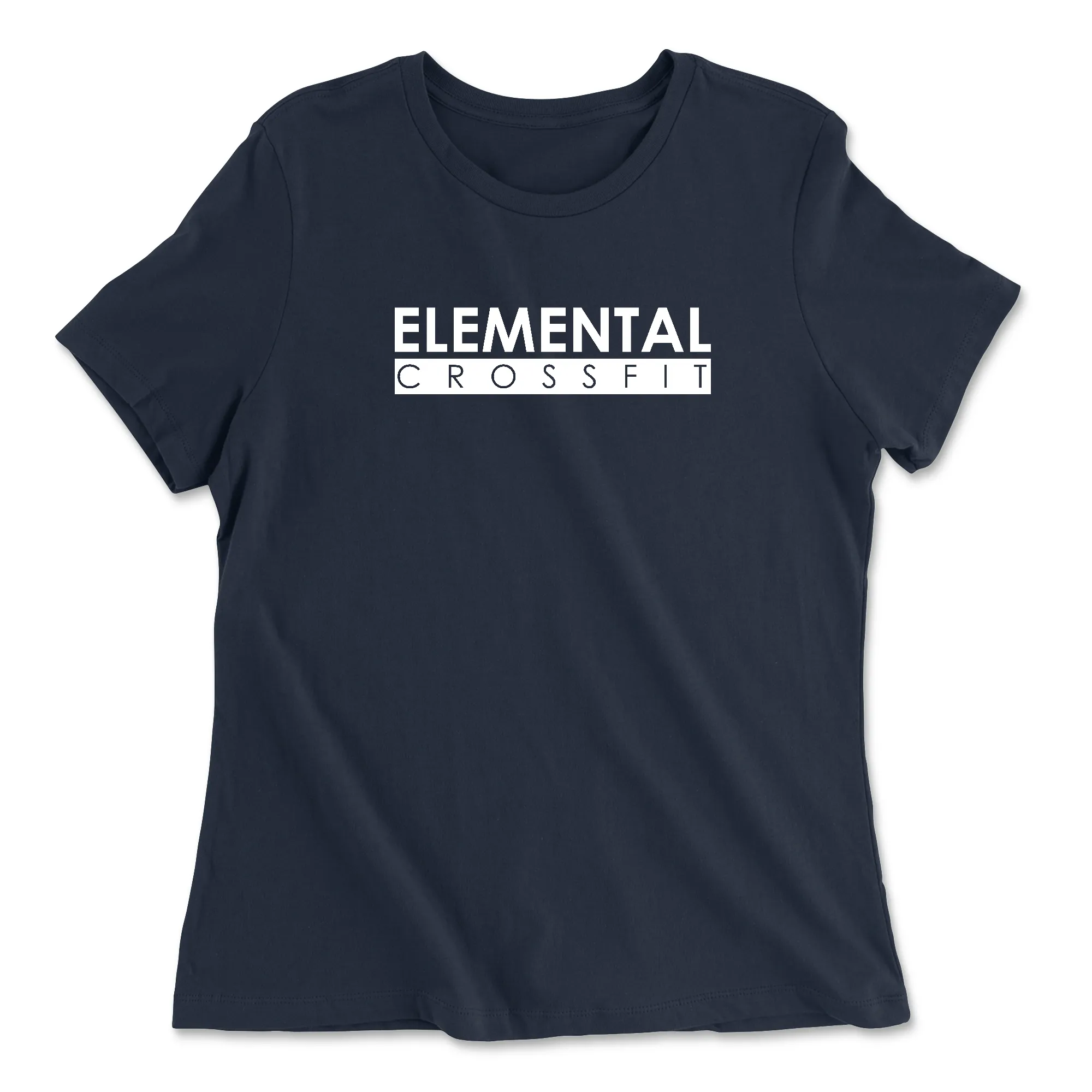 Elemental CrossFit White Womens - Relaxed Jersey T-Shirt