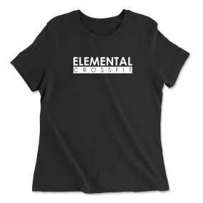 Elemental CrossFit White Womens - Relaxed Jersey T-Shirt