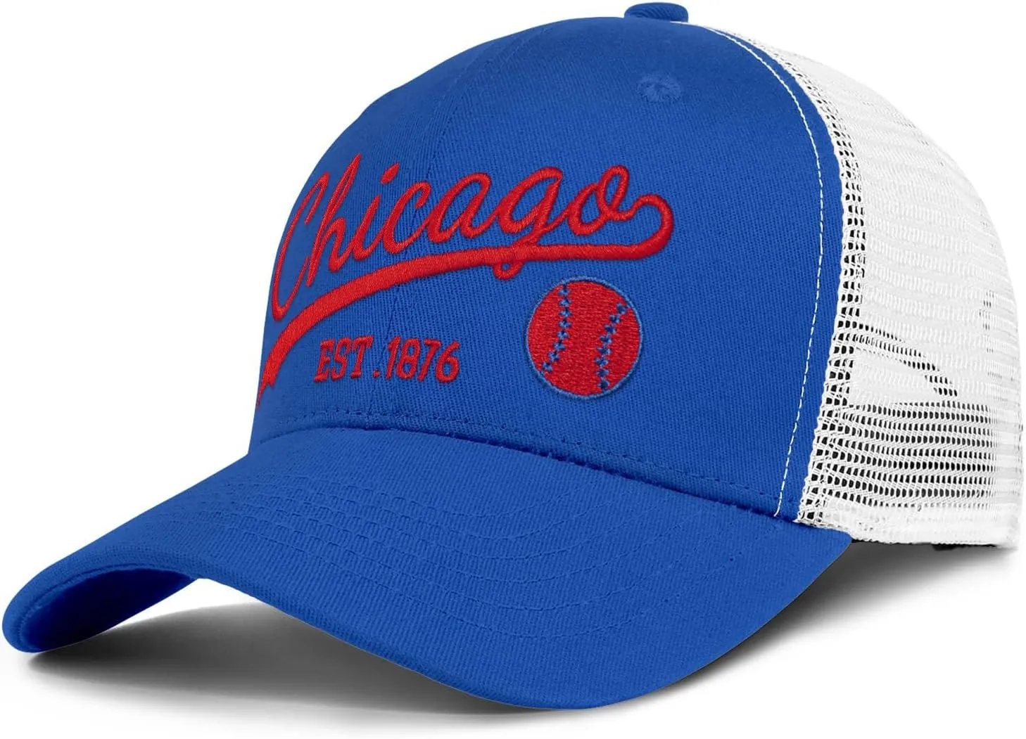 Embroidered City Trucker Hat for Men Women Mesh Unisex Baseball Cap