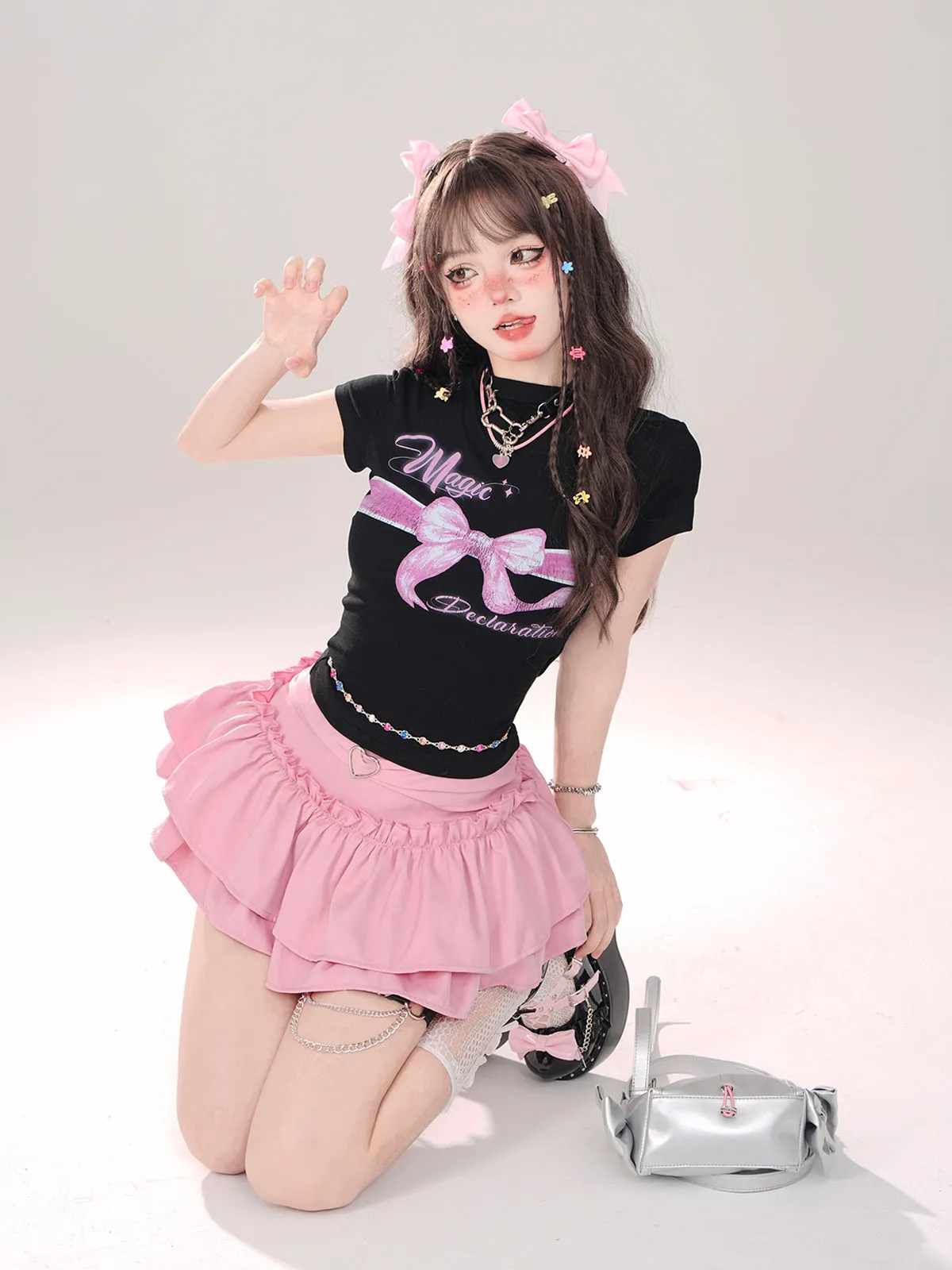 Essence Puff Ruffle Skirt Love Cake