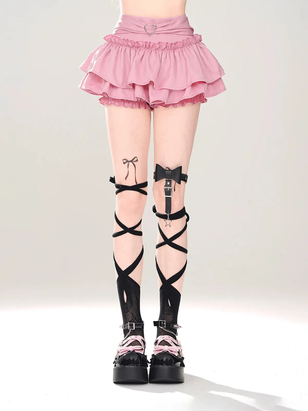 Essence Puff Ruffle Skirt Love Cake