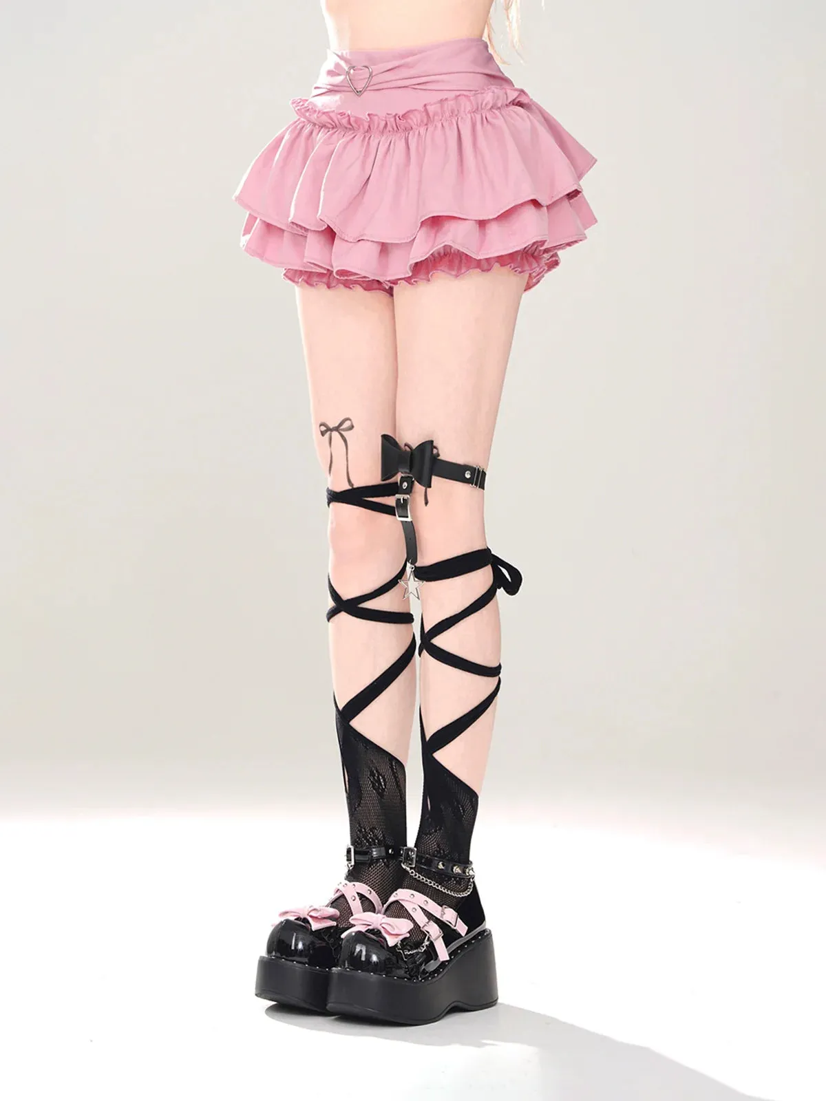 Essence Puff Ruffle Skirt Love Cake