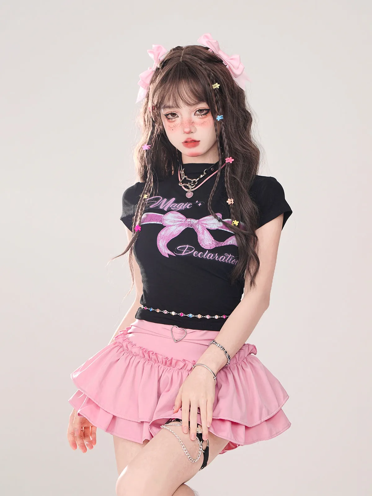 Essence Puff Ruffle Skirt Love Cake
