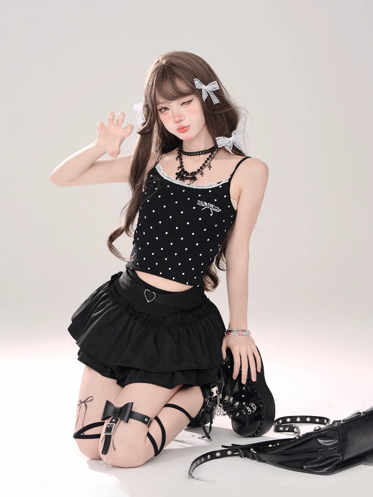 Essence Puff Ruffle Skirt Love Cake