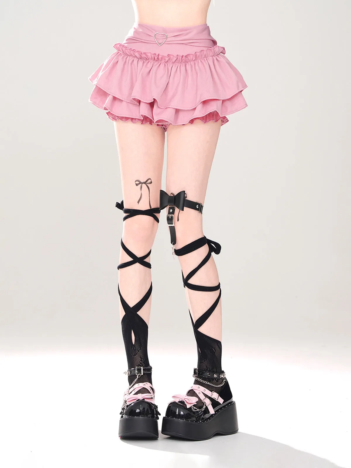 Essence Puff Ruffle Skirt Love Cake