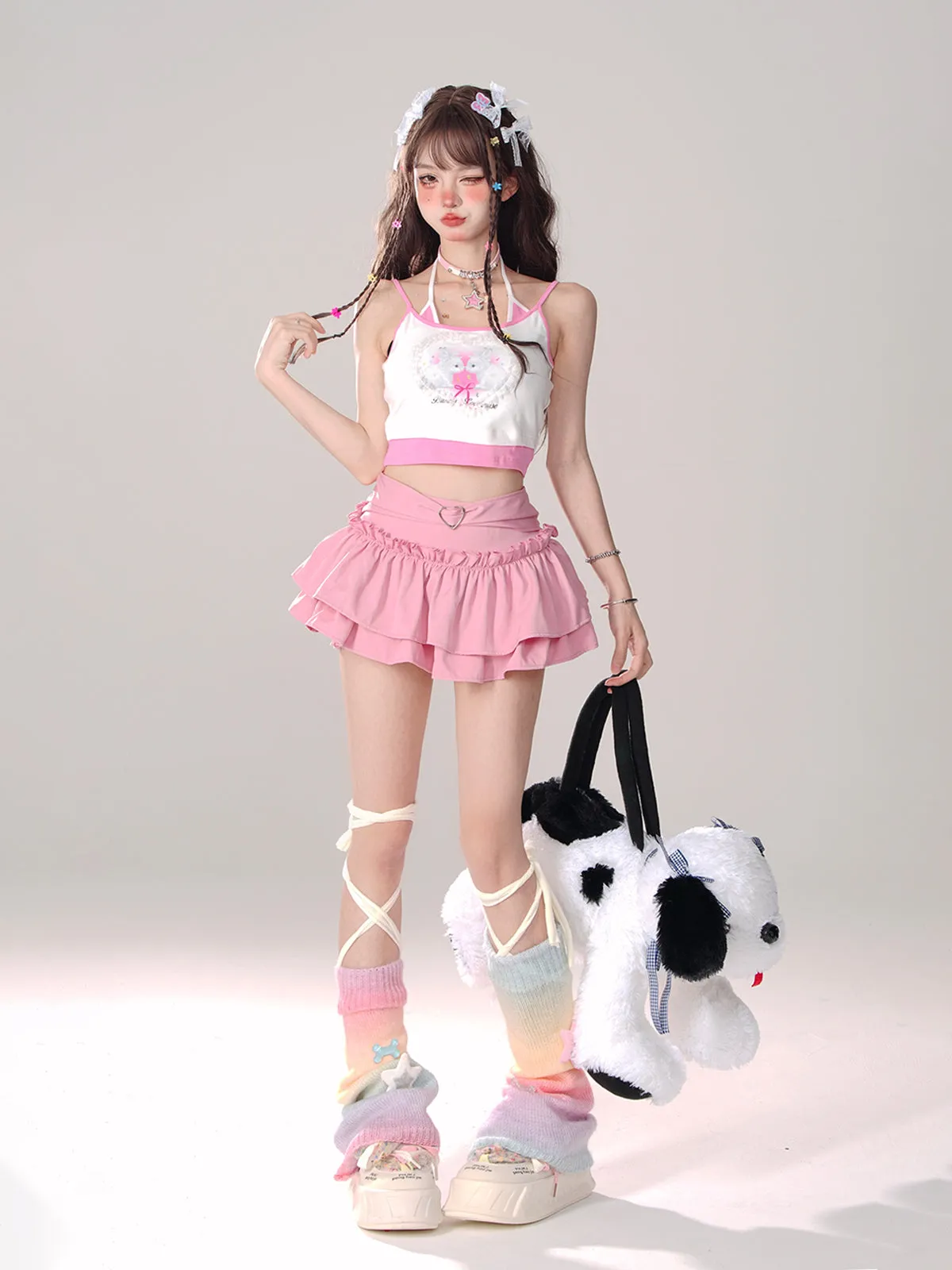 Essence Puff Ruffle Skirt Love Cake