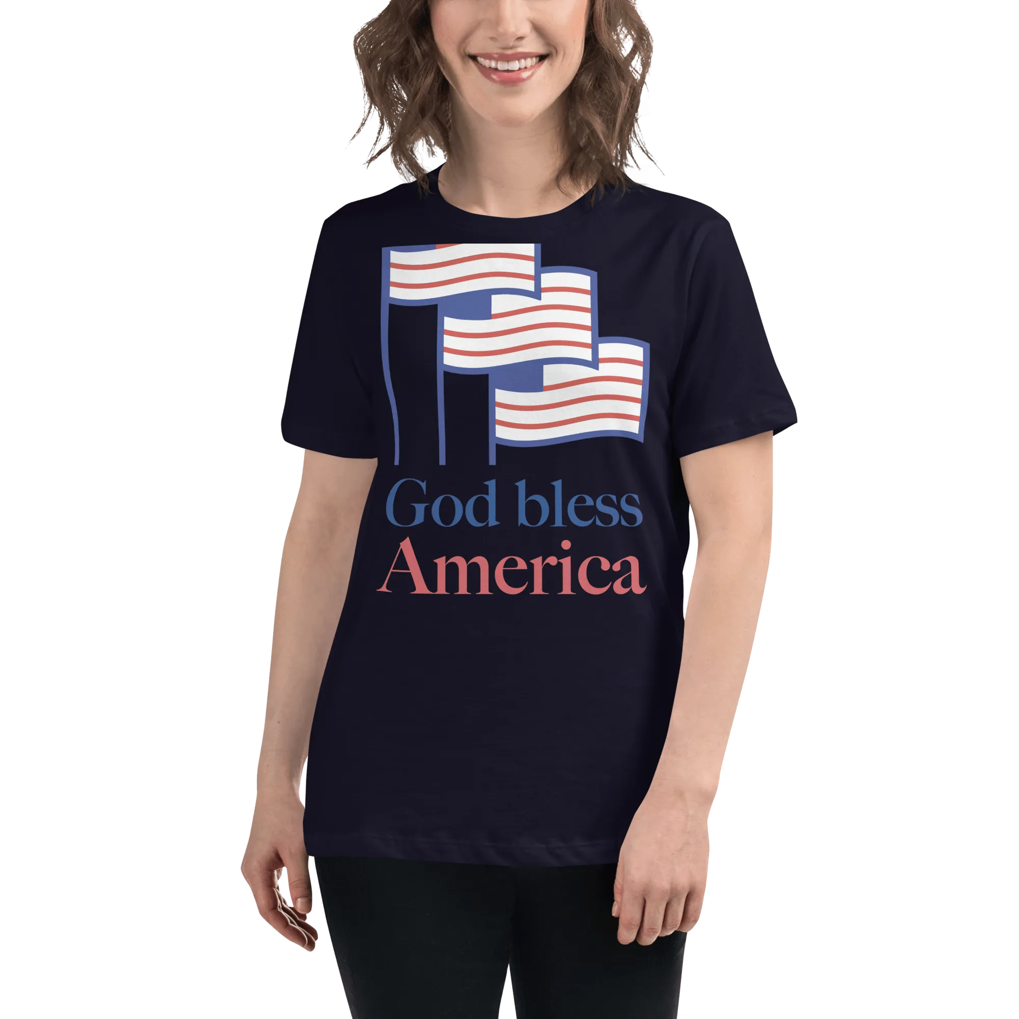 God Bless America Relaxed T-Shirt