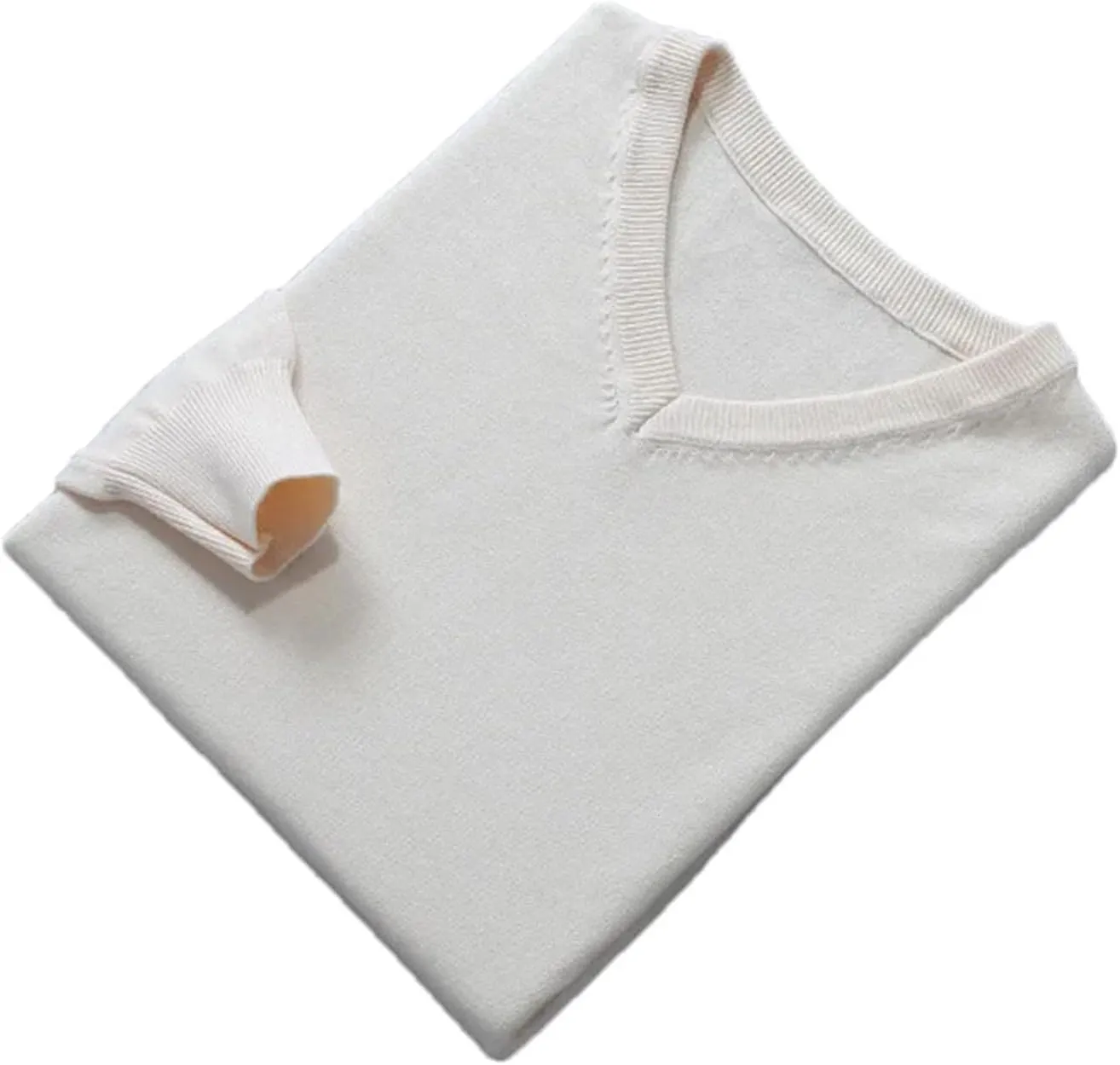 Haitpant Autumn Winter Cashmere Sweater Men V-Neck Soft Warm Cashmere Sweater Jumper Knitted Pullover