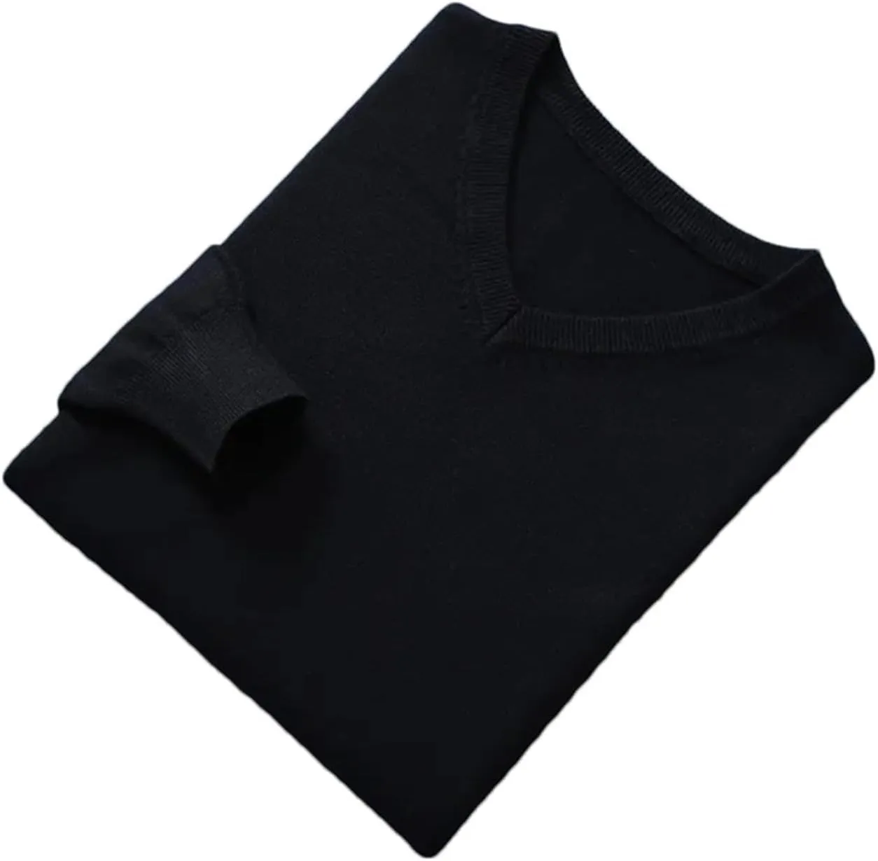 Haitpant Autumn Winter Cashmere Sweater Men V-Neck Soft Warm Cashmere Sweater Jumper Knitted Pullover