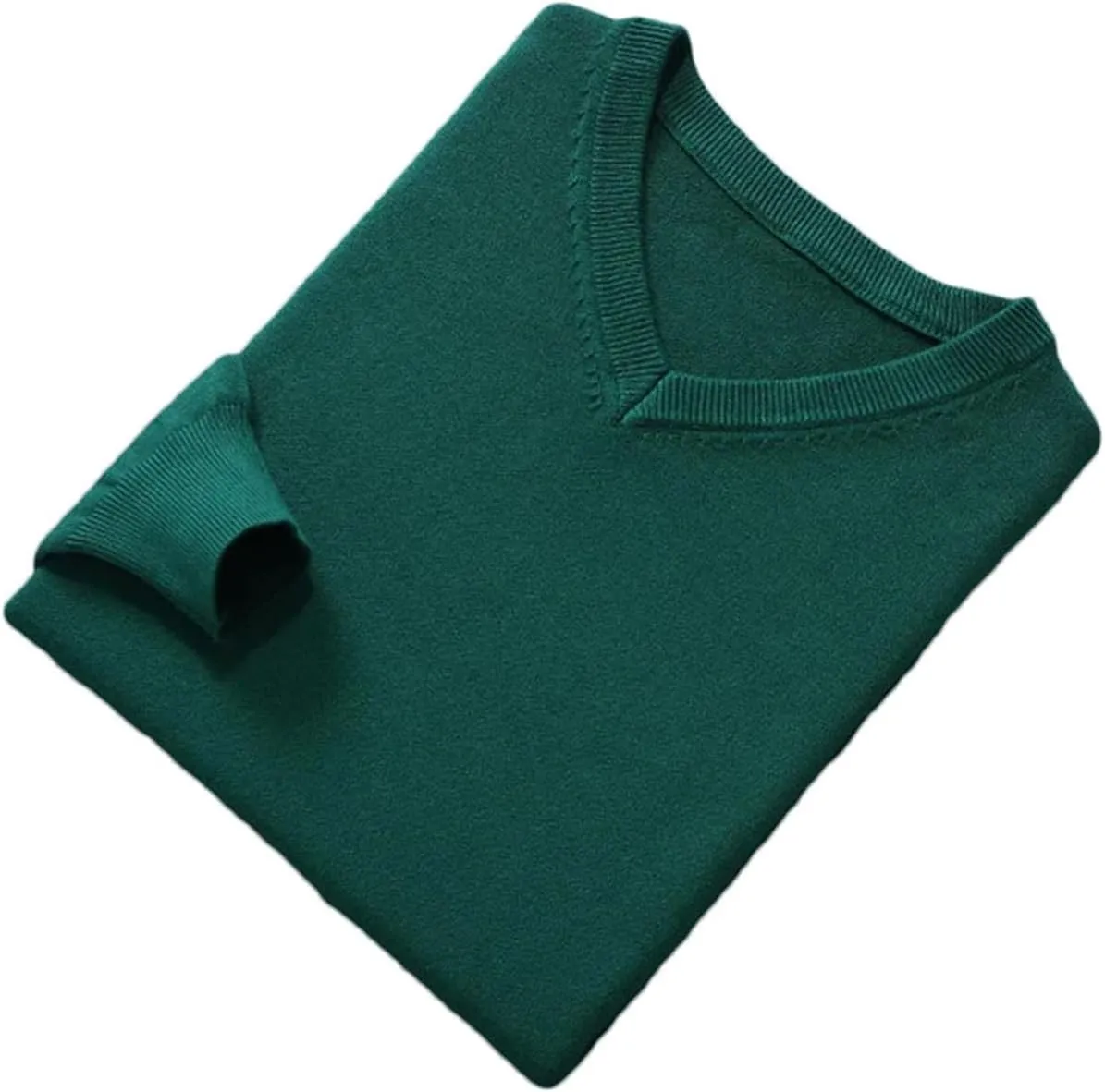 Haitpant Autumn Winter Cashmere Sweater Men V-Neck Soft Warm Cashmere Sweater Jumper Knitted Pullover