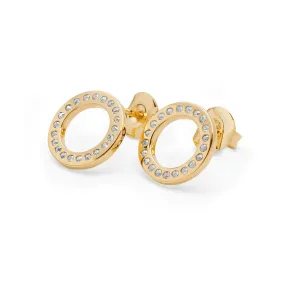 Halo Studs in Gold Vermeil