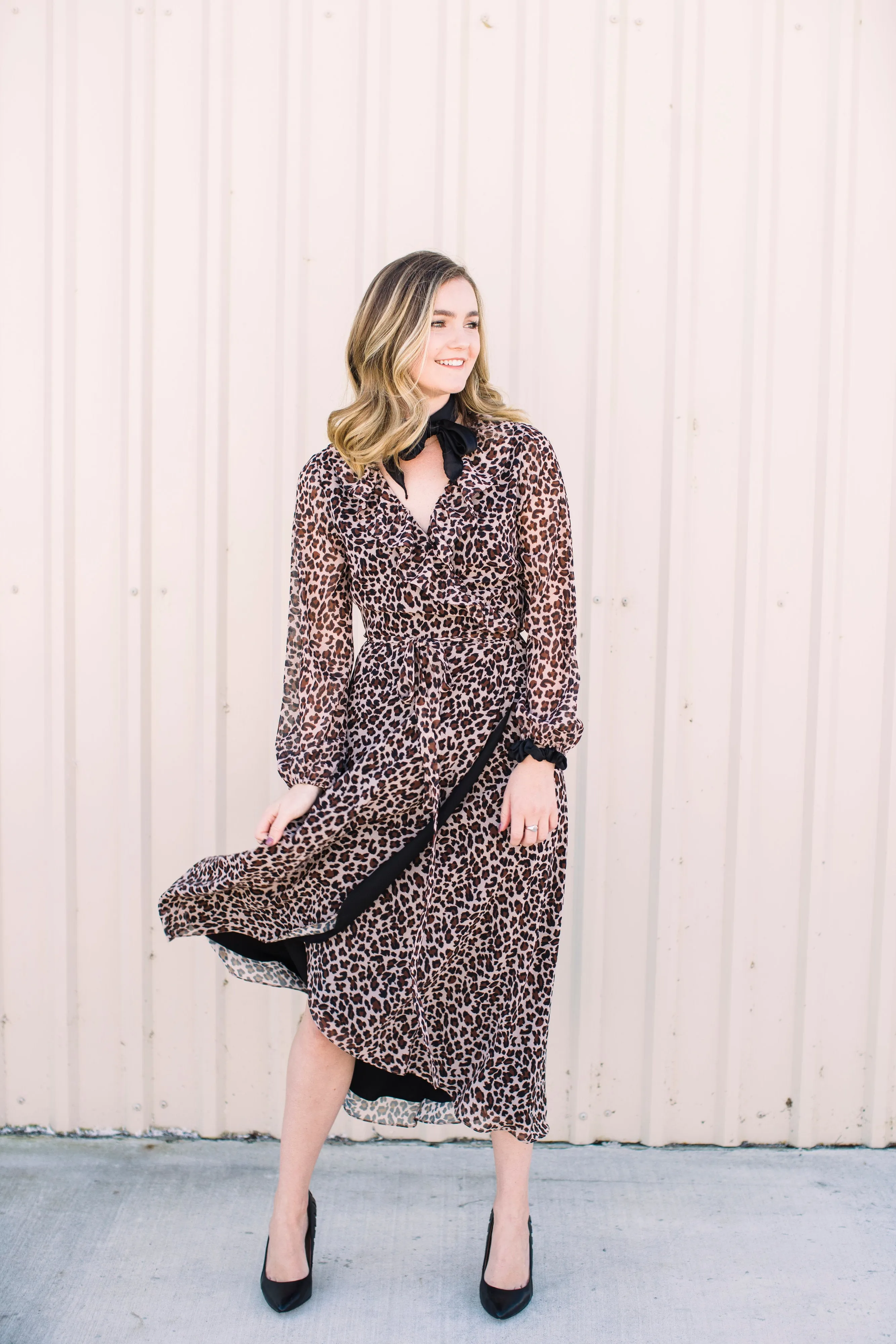 Leopard Print Maxi Dress