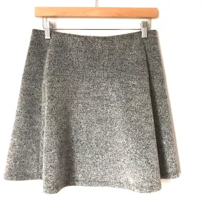 LOFT Soft Grey Flare Flecked Skirt- Size S Petite