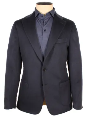 Maurizio Baldassari Soft 2-Button Blazer in Dark Blue
