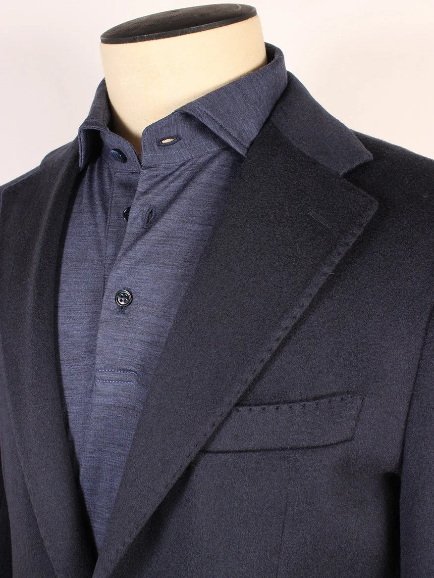 Maurizio Baldassari Soft 2-Button Blazer in Dark Blue