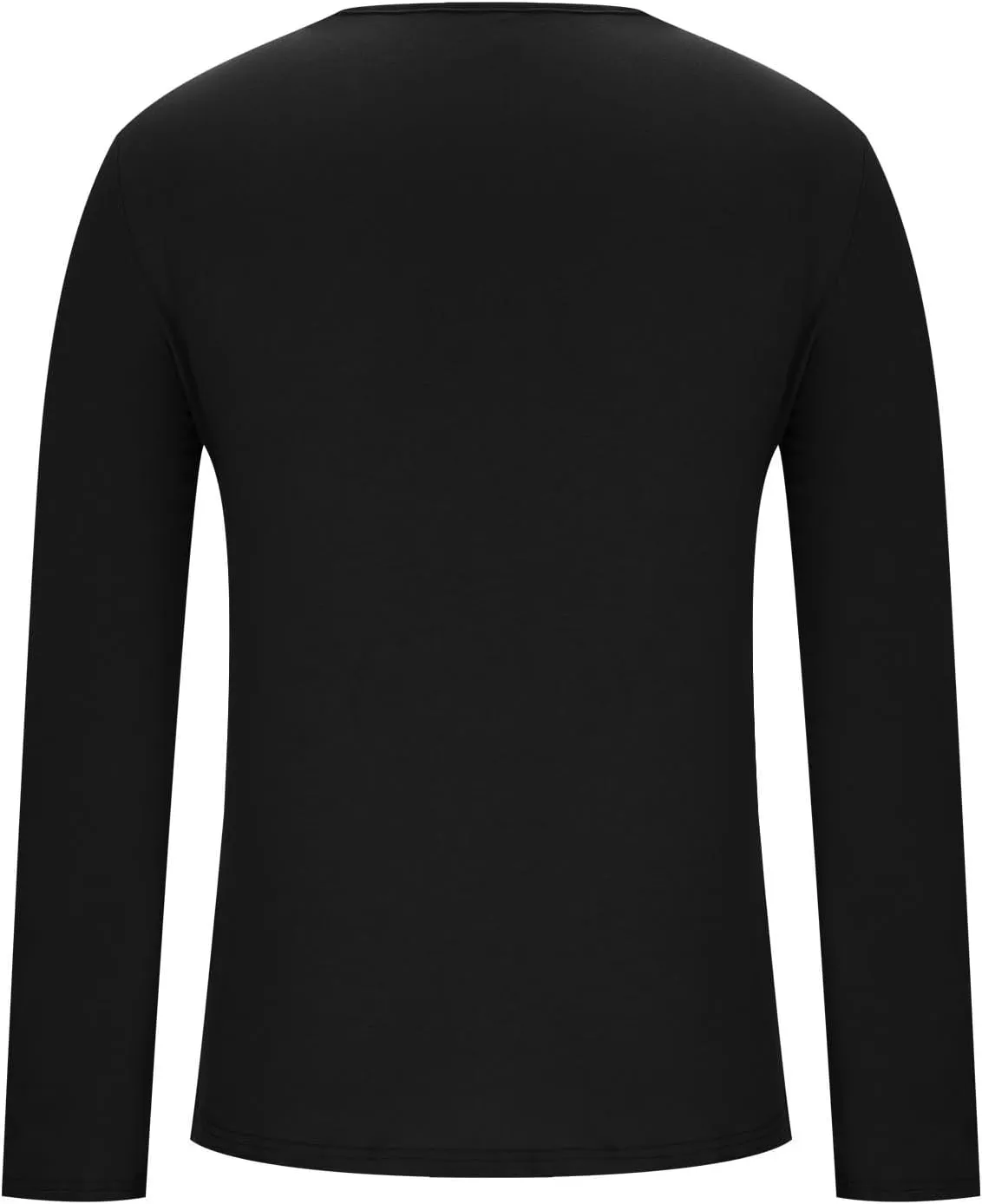 Men's Long Sleeve V Neck Muscle Shirt Athletic Running Workout Athletic Shirts Casual Slim Quick Dry Pullover Tops