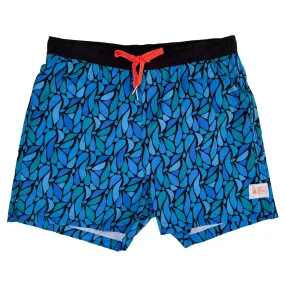 Men's Stretchy Trunks: Leaves