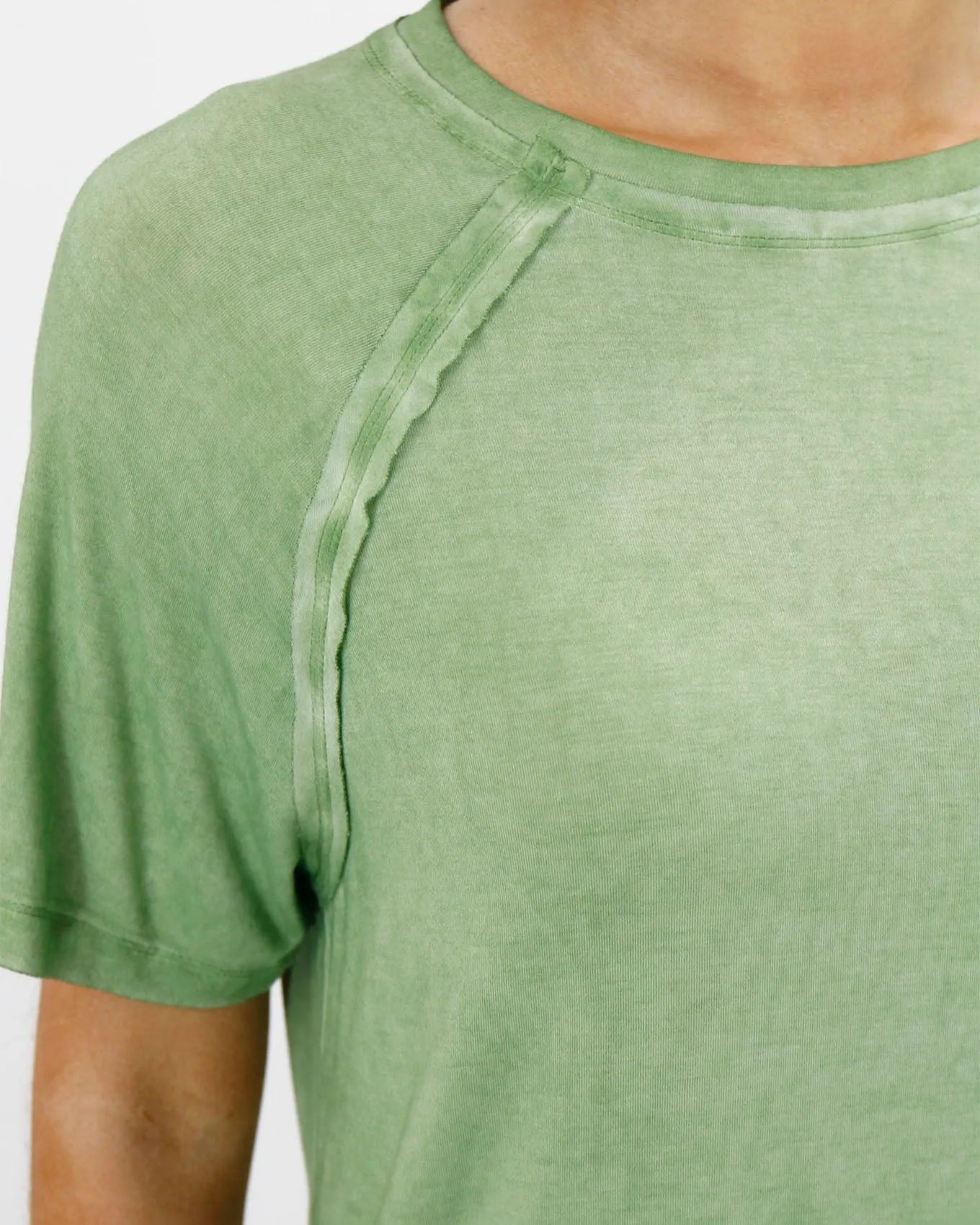 Mineral Washed Mineral Green Raglan Tee - FINAL SALE