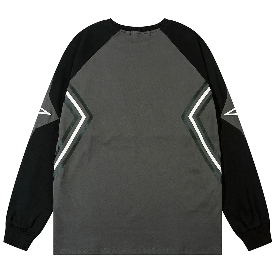 'Odyssey' Long Sleeve Cotton Tee