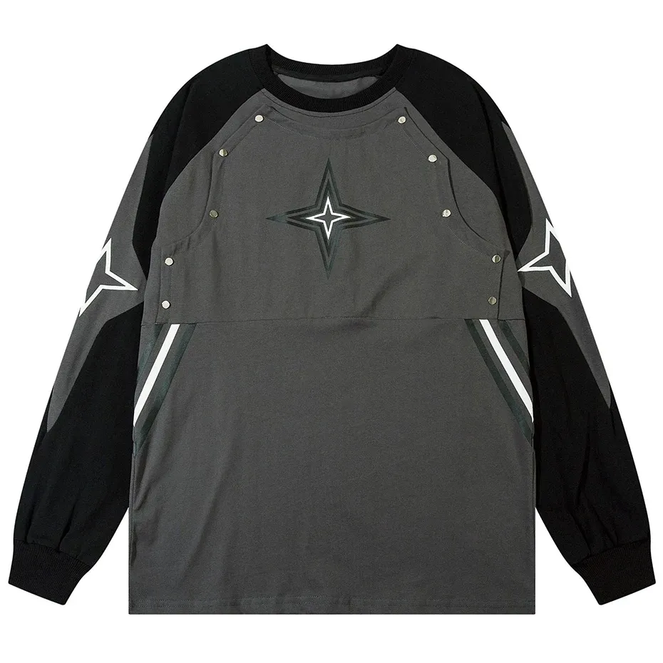 'Odyssey' Long Sleeve Cotton Tee
