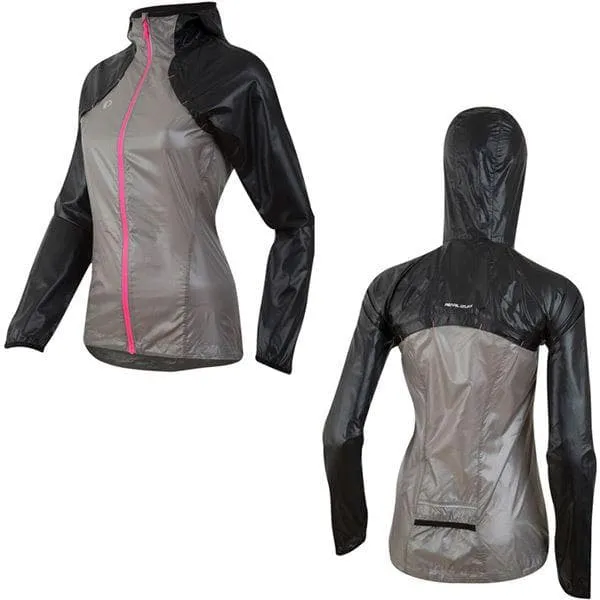 PEARL iZUMi Women's Pursuit Barrier Lt Hoody, Black/Monument Grey, Size M