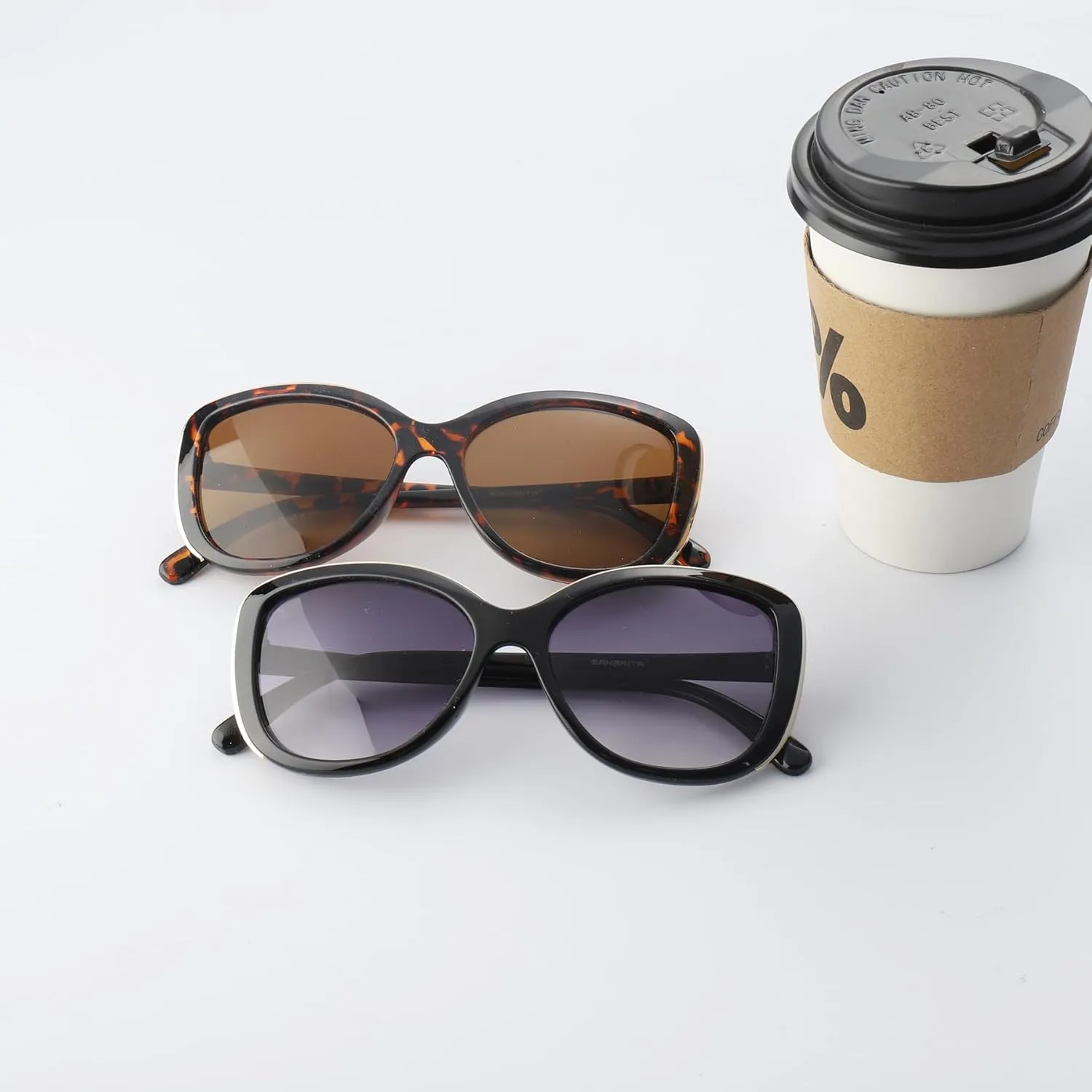 Polarized Sunglasses for Women, Rhinestone Bling Oval Sun Glasses for Driving/Shopping UV Protection Shades