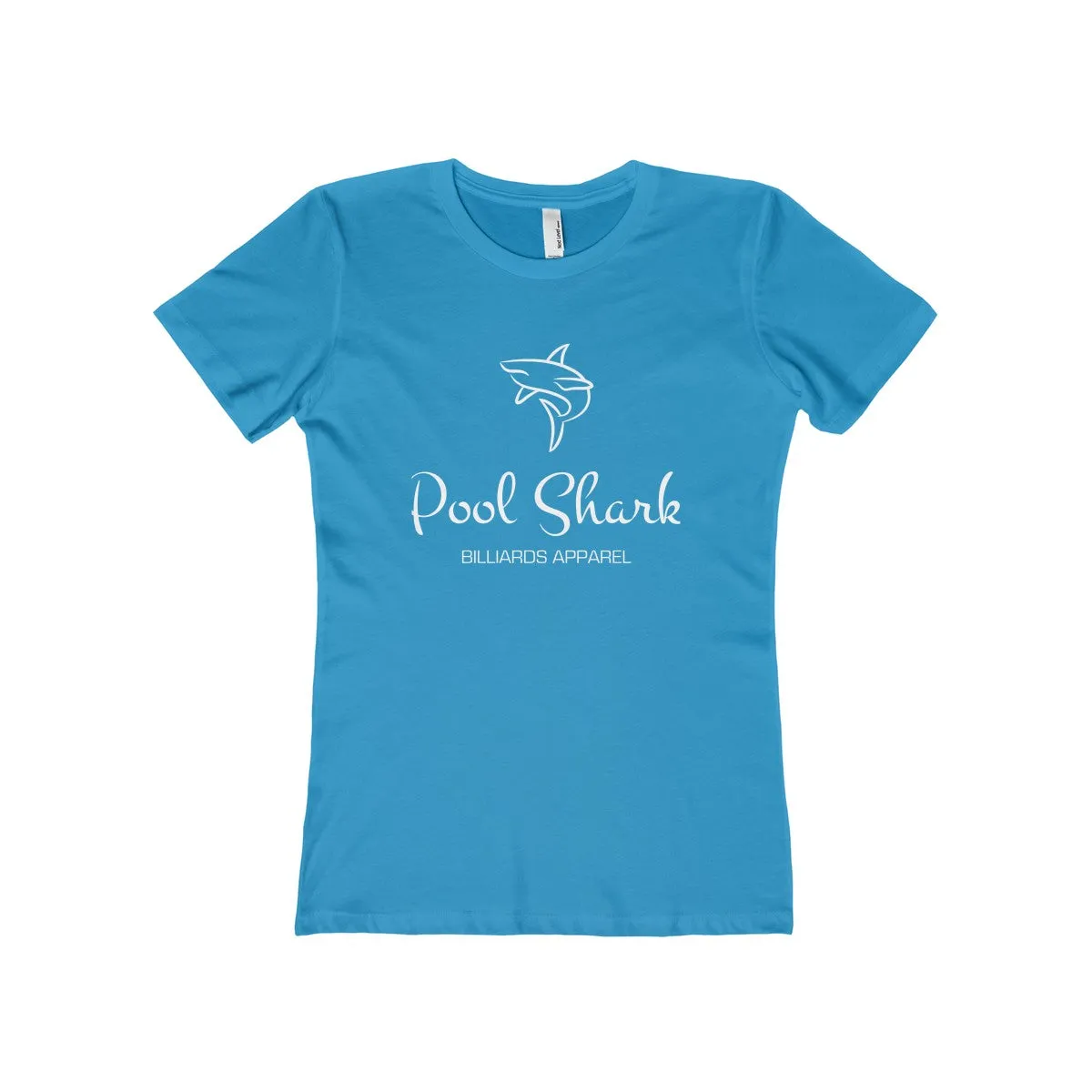 "Pool Shark" Women's The Boyfriend Tee Front Logo