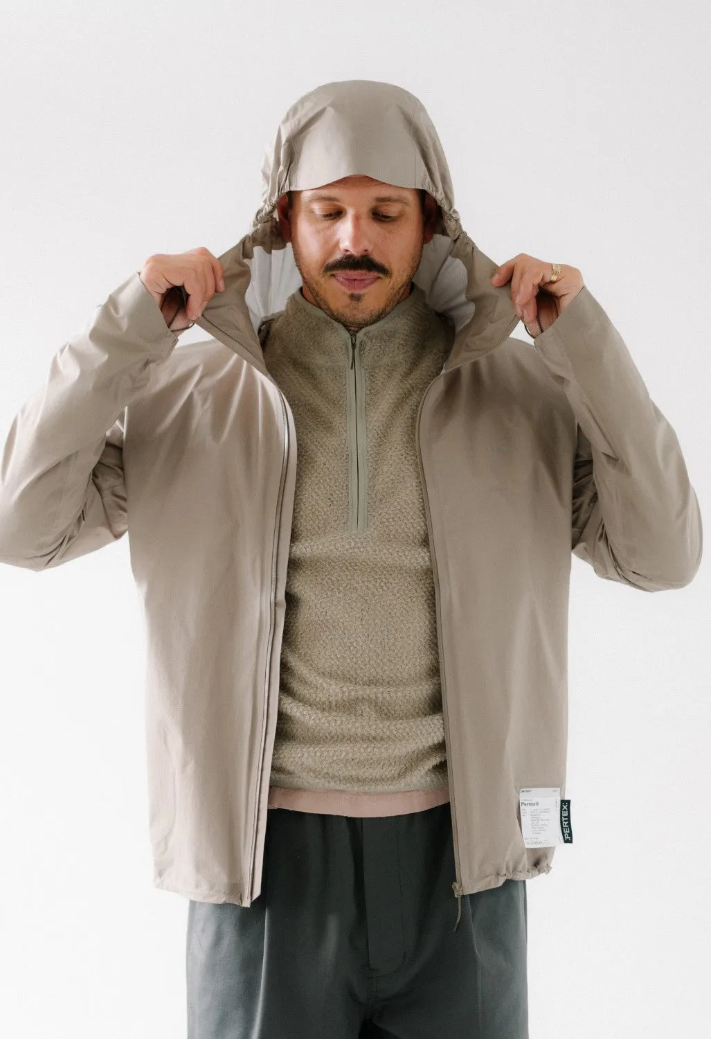 Satisfy Pertex 3L Rain Fly Jacket - Moon